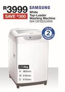 0Samsung 13Kg White Top-Loader Washing Machine WA13F5S2UWW