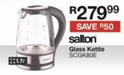 Salton 1.7Ltr Glass Kettle SCGK80E