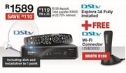 Dstv Explora 3A Fully Installed+Free Dstv Wifi Connector USB3000