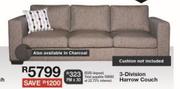 3 Division Harrow Couch