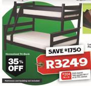 Homestead Tri-Bunk