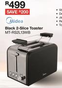 Midea Black 2 Slice Toaster MT-RS2L13WB