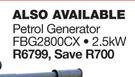 Ellies Petrol Generator FBG2800CX