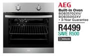 AEG Built In Oven BOB35702XV/BB35002XV