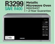 Samsung 55L Metallic Microwave Oven ME6194ST