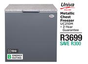 Univa 194L Metallic Chest Freezer UC210M