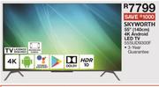 Skyworth 55" (140cm) 4K Android LED TV 55SUD9300F