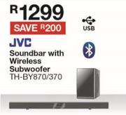 JVC Soundbar With Wireless Subwoofer TH-By870/370