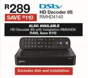 DSTV HD Decoder 8S RMHD4140