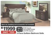 5 Piece Guiliano Bedroom Suite