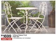 3 Piece Palace T.4.2 Patio Set