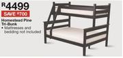 Homestead Pine Tri Bunk