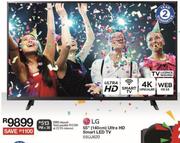 LG 55" (140cm) Ultra HD Smart LED TV 55UJ620