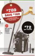 Hoover 20Ltr Wet And Dry Vacuum Cleaner HWD20 1800W