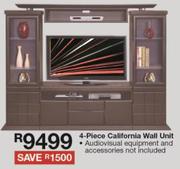 4 Piece California Wall Unit