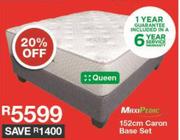 MaxiPedic 152cm Caron Base set
