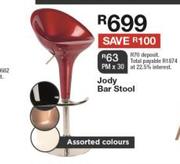 Jody Bar Stool Assorted Colours