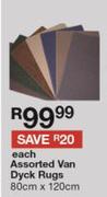 Van Dyck Rugs 80cm x 120cm-Each