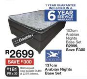 152cm Arabian Nights Base Set