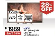 JVC 32" HD LED Tv - (LT32N550/355) 