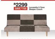 Lacazette 2 Tone Sleeper Couch
