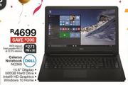 Dell 15.6" Celeron Notebook NO360+Nitro Micro SDHC Card 64GB