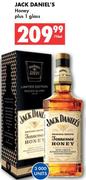 Jack Daniel’s Honey Plus 1 Glass-750ml