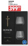 Honor VS Plus 2 Cognac Glasses-750ml