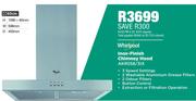 Whirlpool 60cm Inox-Finish Chimney Hood AKR558/31X