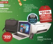 Connex Slimbook Printer Bundle L1470HDD