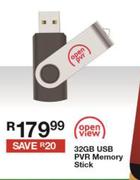 32GB USB PVR Memory Stick