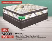 Maxi Pedic 152cm Hayley Pillow Top Queen Base Set