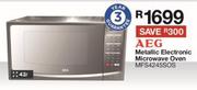 AEG 42Ltr Metallic Electronic Microwave Oven MFS4245SOS