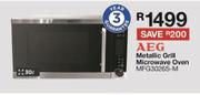 AEG Metallic Grill Microwave Oven MFG3026G-M