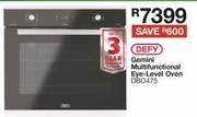 Defy Gemini Multifunctional Eye Level Oven DBO475