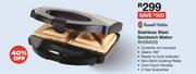 Russell Hobbs Stainless Steel Sandwich Maker RHSM035