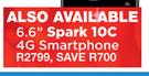 Tecno 6.6" Spark 10C Smartphone 4G