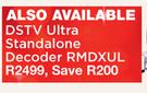 Dstv Ultra Standalone Decoder RMDXUL