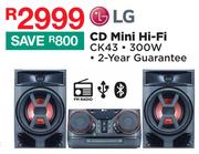 LG CD Mini HiFi CK43