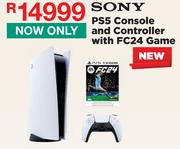 Sony PS5 Console & Controller With FC24 Game