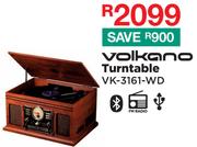 Volkano Turntable VK-3161-WD