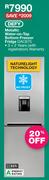 Defy 327L Metallic Water On Tap Bottom Freezer Fridge DAC675