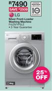 LG 9Kg Silver Front Loader Washing Machine F4J3VYP5LE