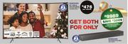Samsung 55" Ultra HD Smart Curved LED TV UA55RU7300 & SAMSUNG One Body Soundbar HW-N300-For Both