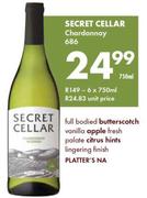 Secret Cellar Chardonnay686-6x750ml