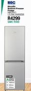 KIC 239L Metallic Bottom Freezer Fridge KBF525/1