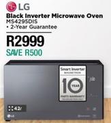 LG 42L Black Inverter Microwave Oven MS4295DIS