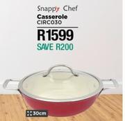 Snappy Chef 30cm Casserole CIRC030