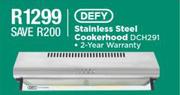 Defy Stainless Steel Cookerhood DCH291