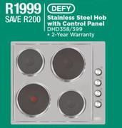 Defy Stainless Steel Hob With Control Panel DHD 358/399